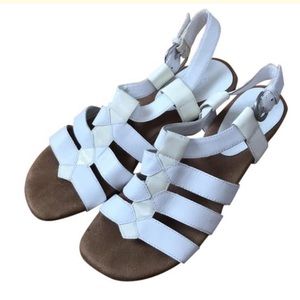 Aerosoles white sandals